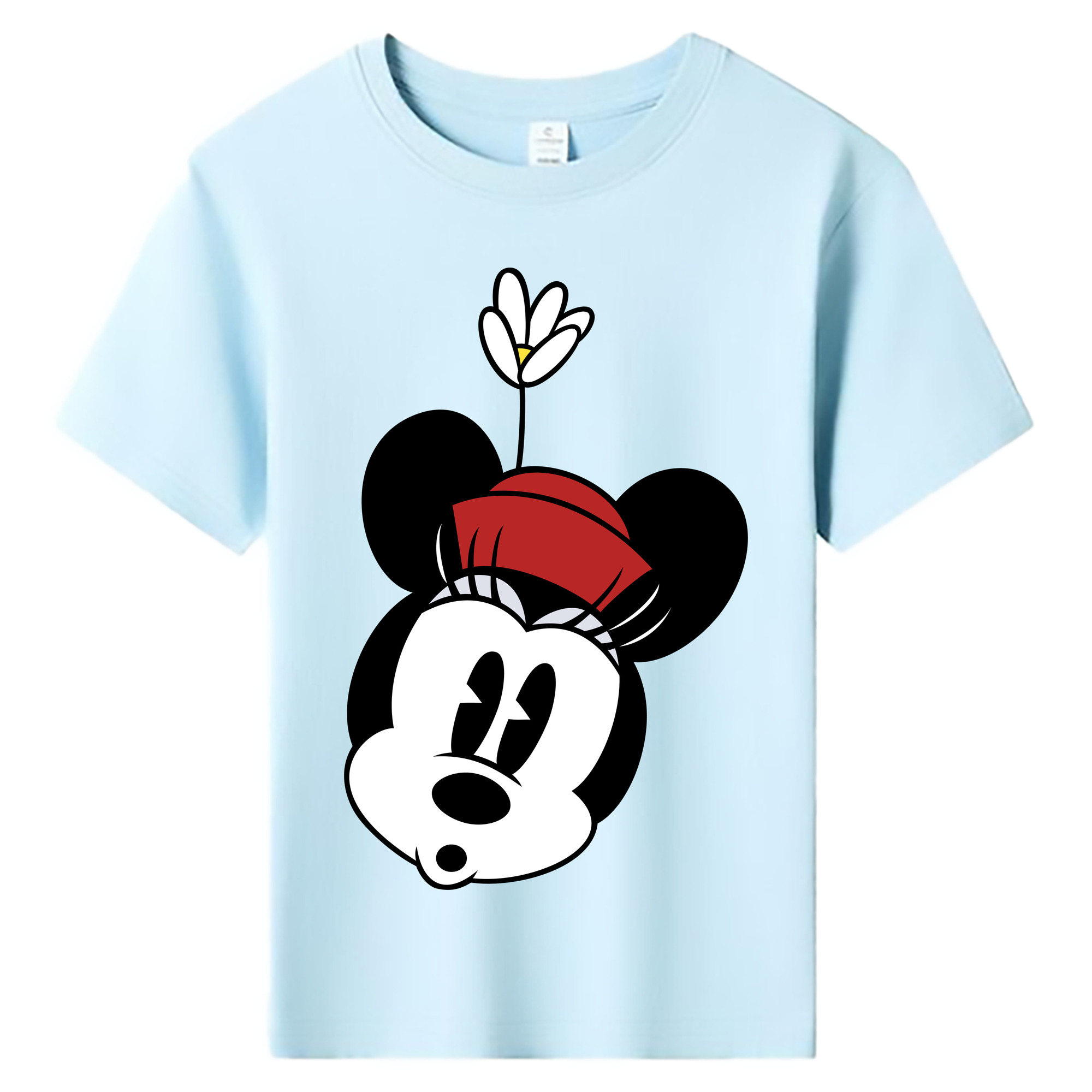 ミッキーマウス Mickey Mouse 綿100％キッズTシャツ（フロントプリント）